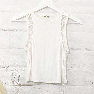 White Crop Top